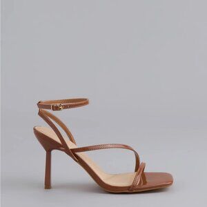 Windsor Chic Tan Strappy Heels